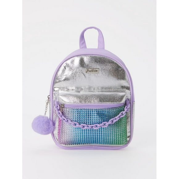 Justice Mini Backpack, Rainbow Stone Mini Backpack