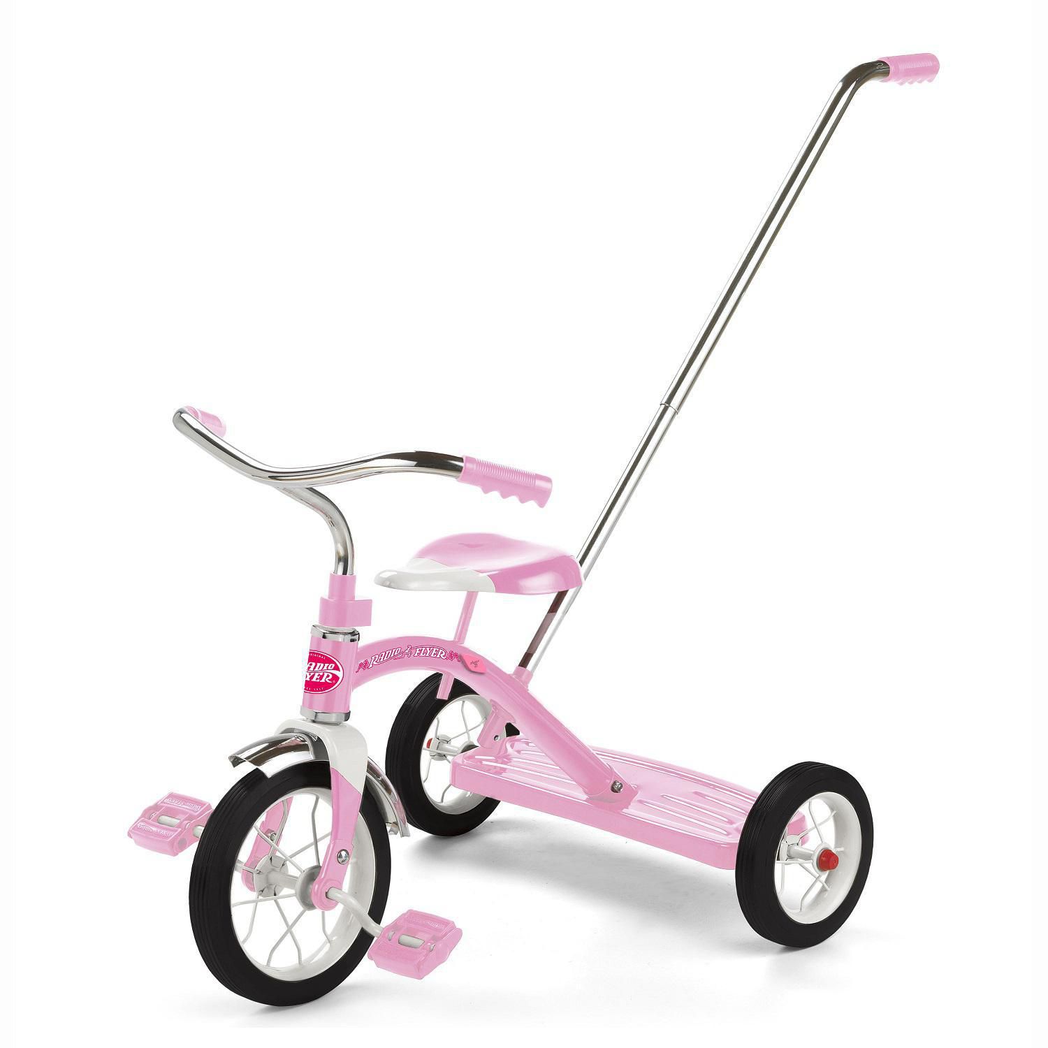 Radio flyer tricycle 2024 pink and purple