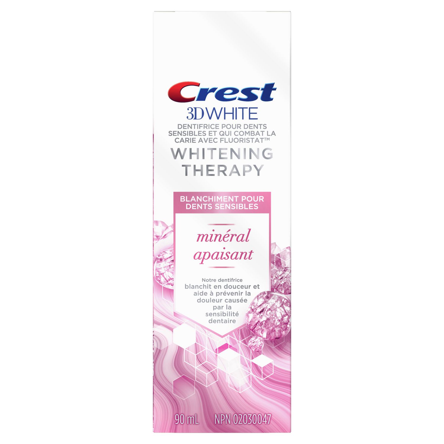 crest 3d white whitening therapy sensitivity care toothpaste