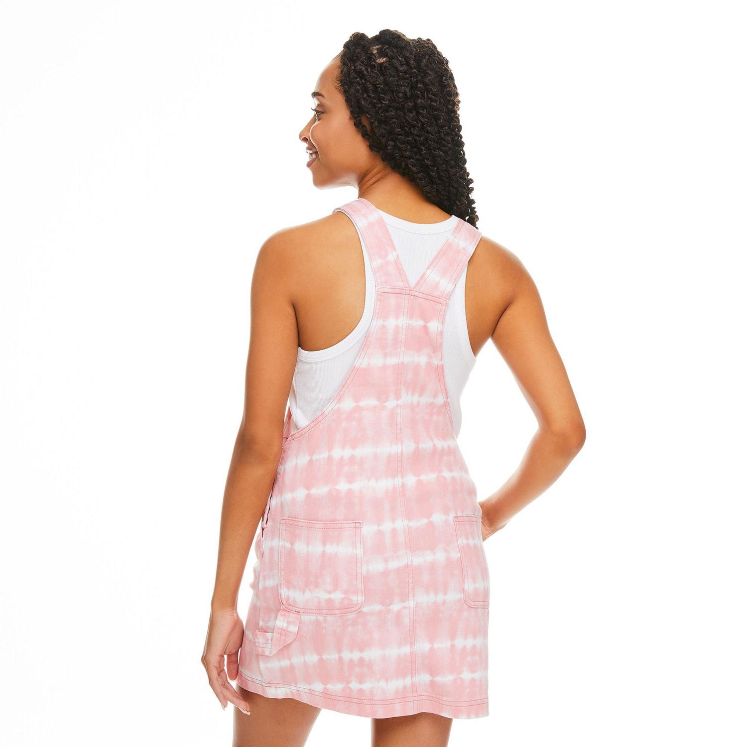 Jupe-salopette imprimée No Boundaries pour femmes