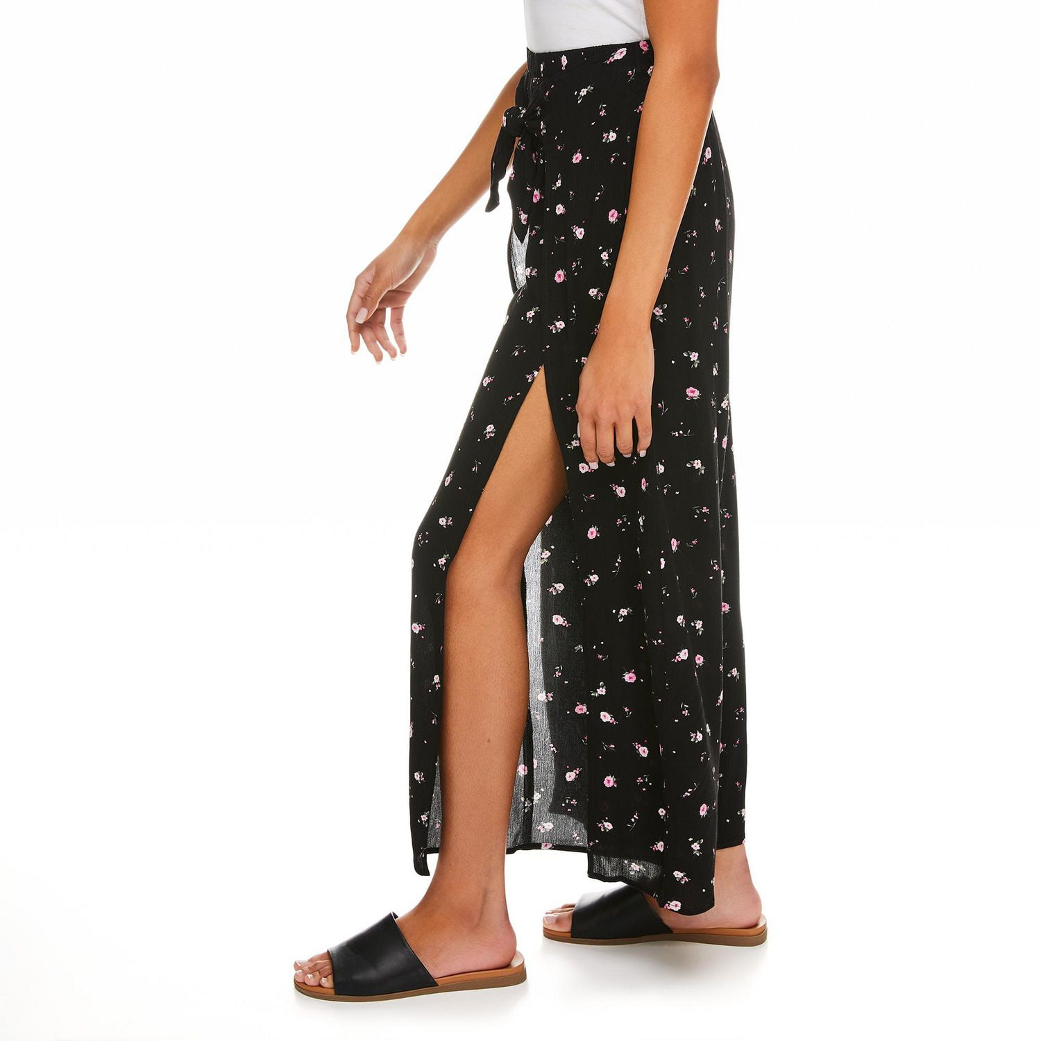 No Boundaries Women's Tie-Front Soft Pant