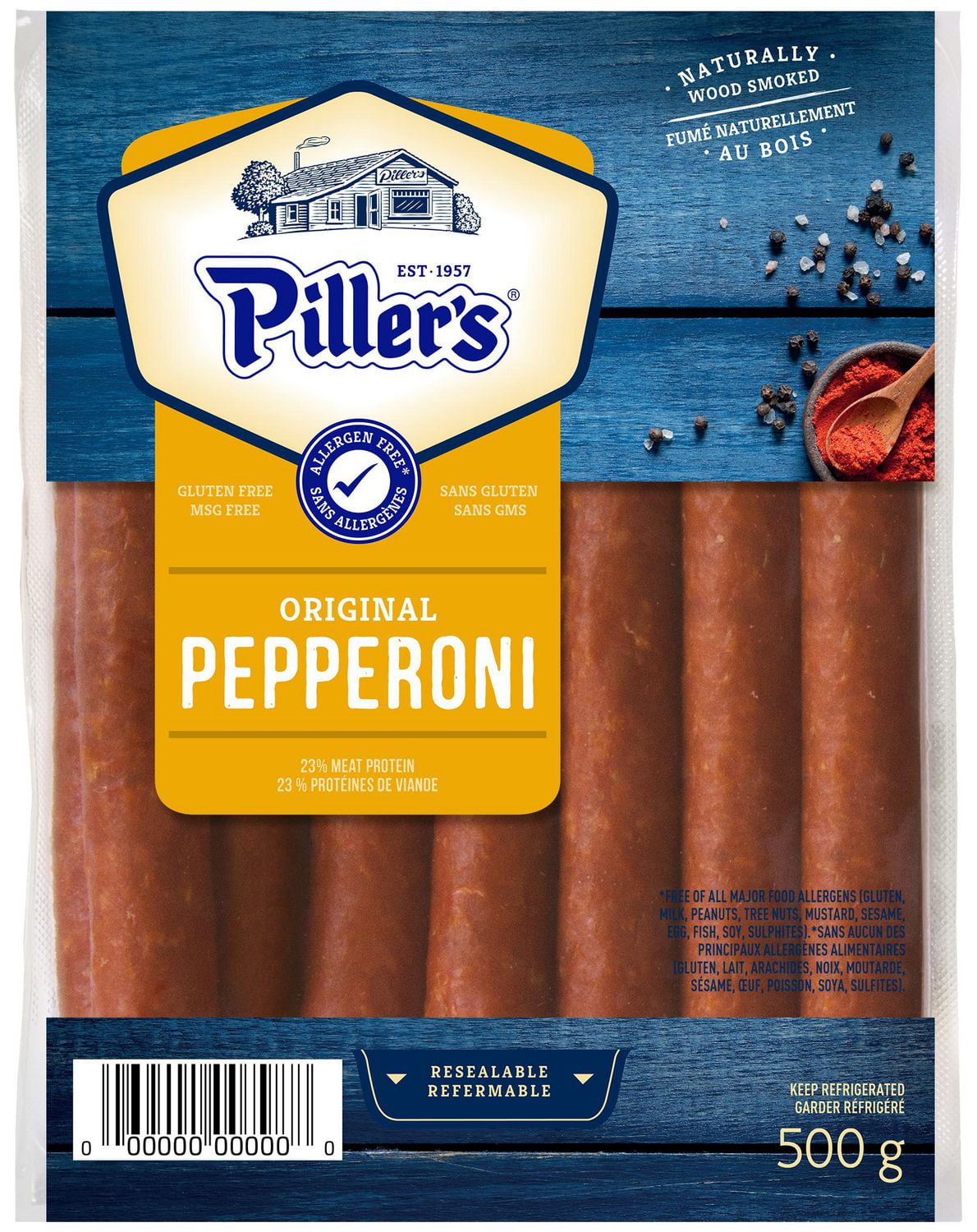 Piller's Original Gluten Free Pepperoni Meat Snacks Walmart Canada