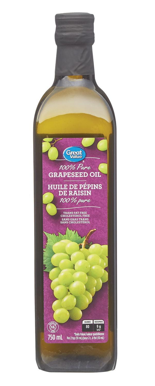 Great Value 100 Pure Grapeseed Oil Walmart Canada
