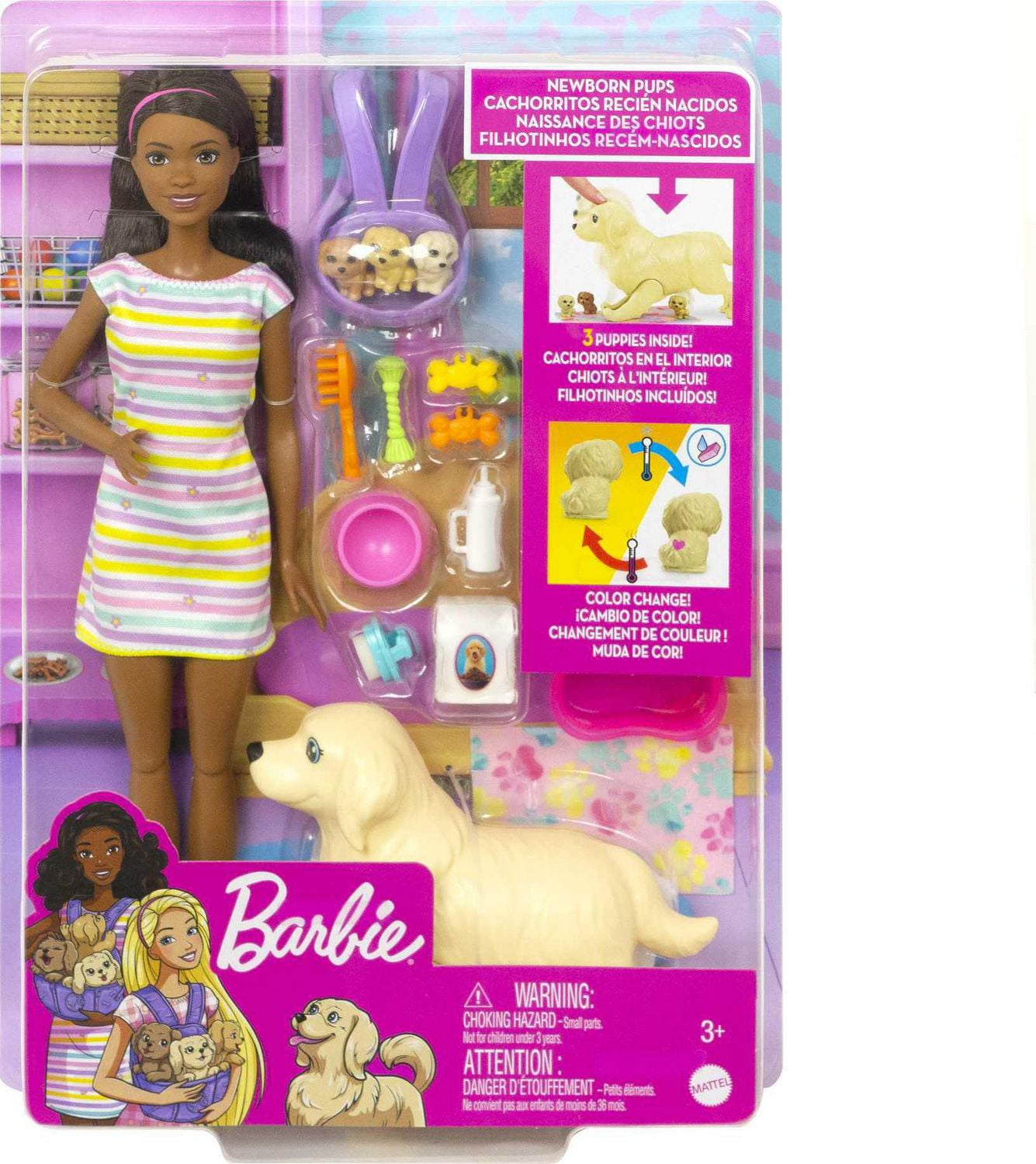 Barbie puppy playset online