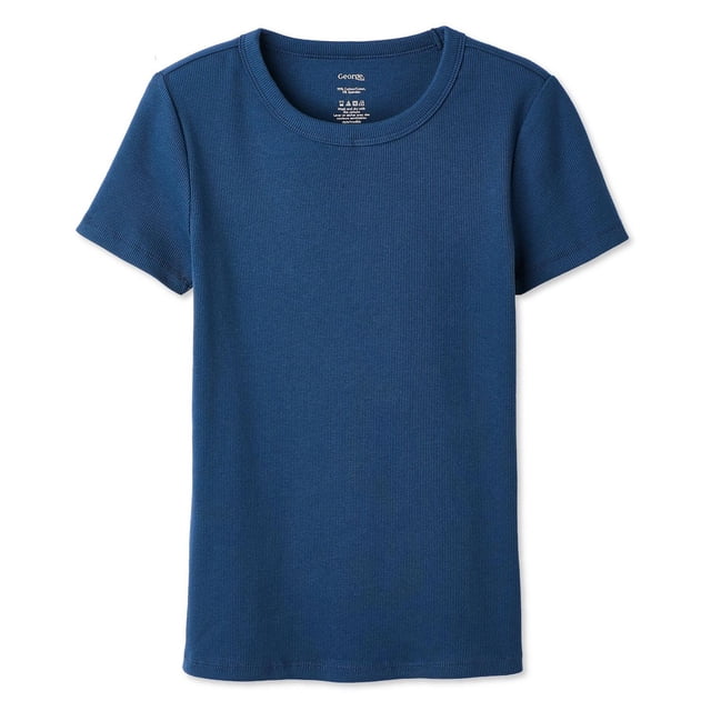 George Women's Rib Crew-Neck T-Shirt