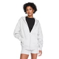 thumbnail image 1 of No Boundaries Women's Oversized Full Zip Hoodie, 1 of 6