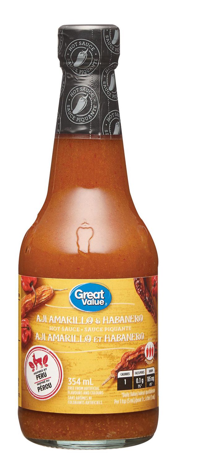 Great Value Aji Amarillo and Habanero Hot Sauce | Walmart Canada