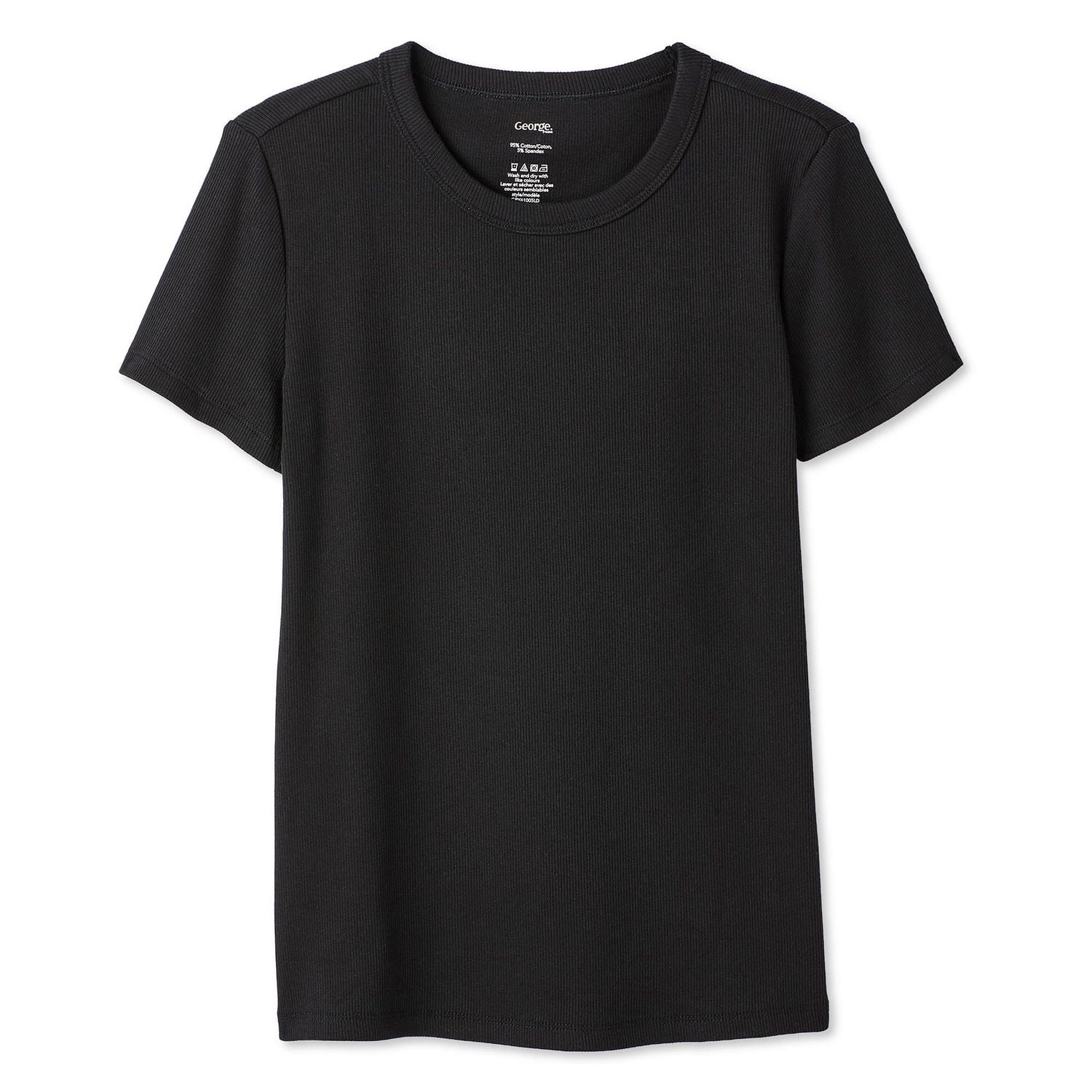 T-shirt côtelé George pour femmes