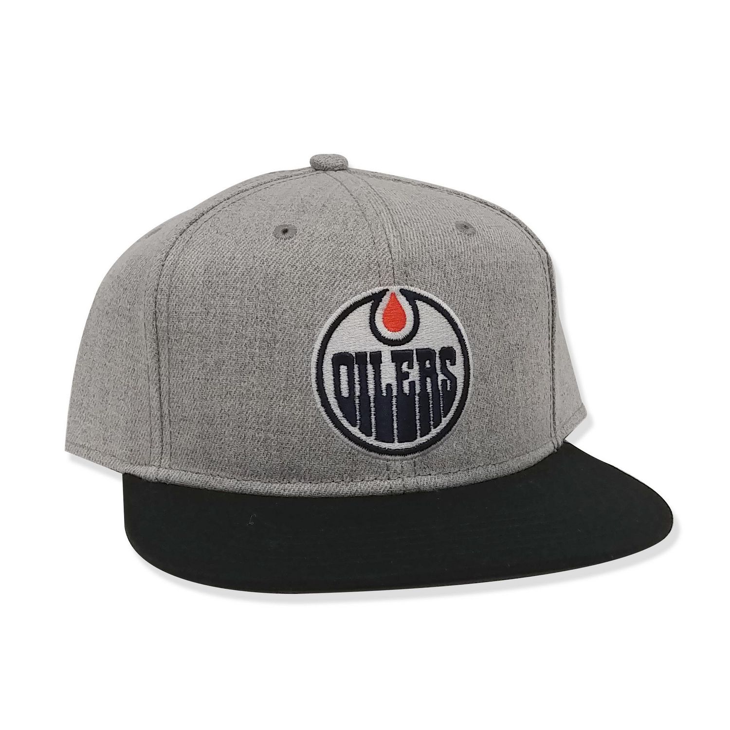 Men's Edmonton Oilers Black Cap Canada