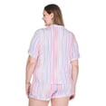 thumbnail image 3 of George Women's Plus Two Piece Notch Collar Shirt Set, 3 of 6