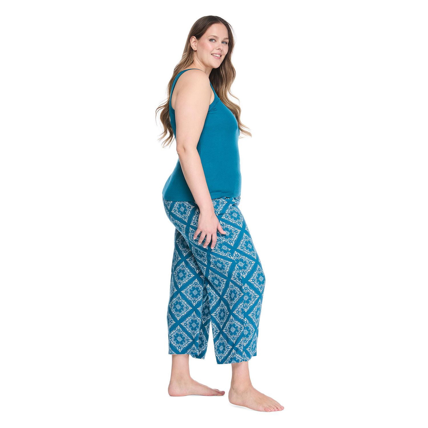 Pyjama 2 pièces avec capri George Plus pour femmes