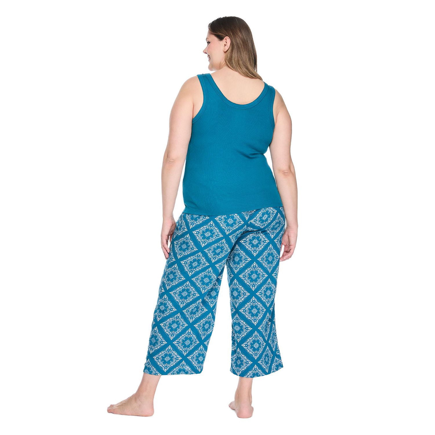 Pyjama 2 pièces avec capri George Plus pour femmes