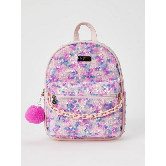 Justice Mini Backpack, Velvet Sequin Mini Backpack