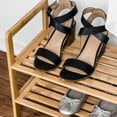 thumbnail image 3 of Honey-Can-Do 2-Shelf Bamboo Shoe Rack, 3 of 5