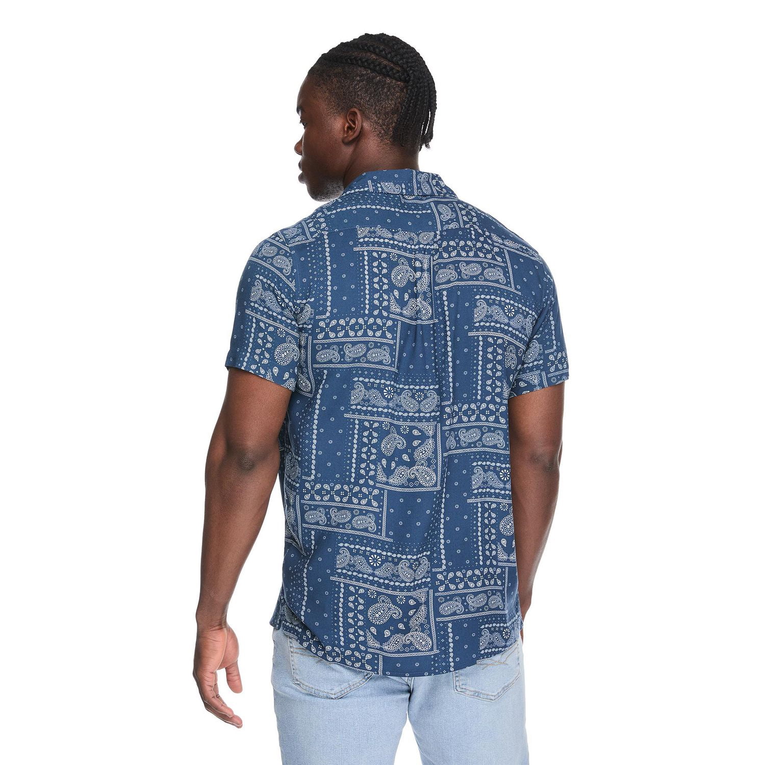 George Men's Printed Resort Shirt