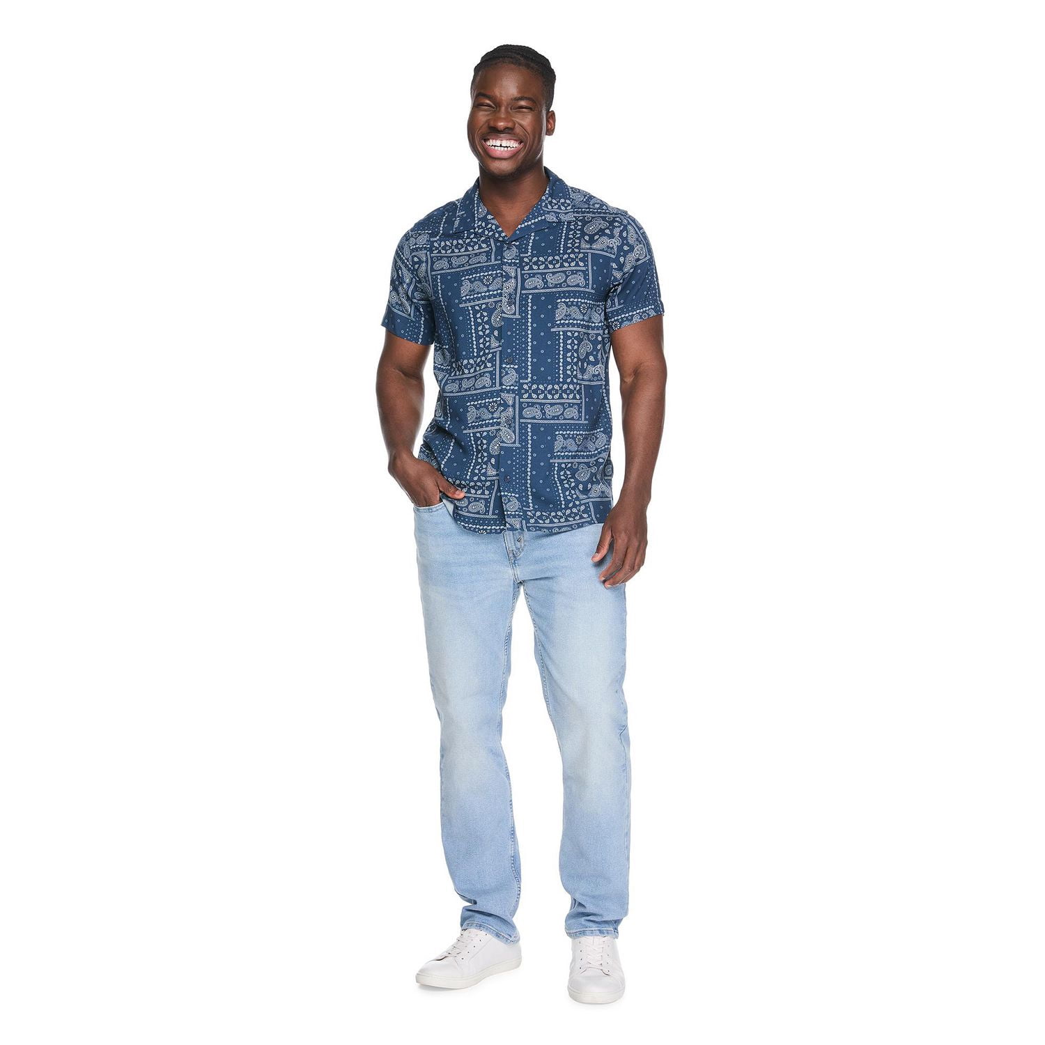Chemise de vacances imprimée George pour hommes