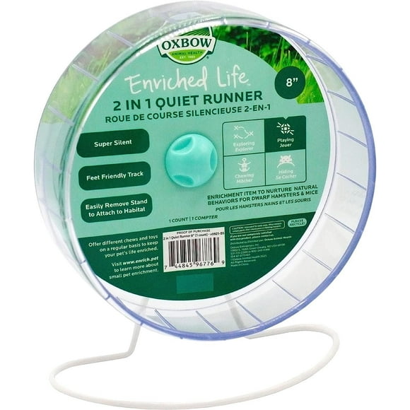 Oxbow Enriched Life 2 in 1 Quiet Runner Wheel