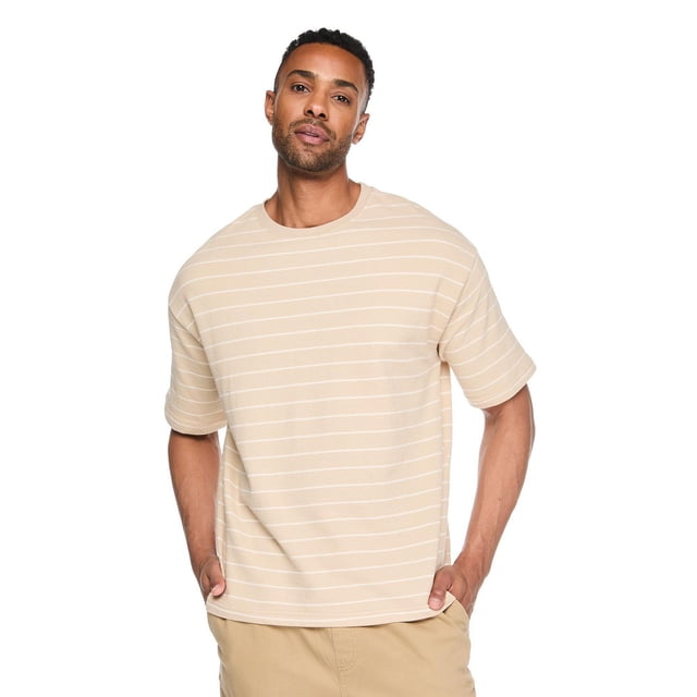 T-shirt ample à rayures George pour hommes