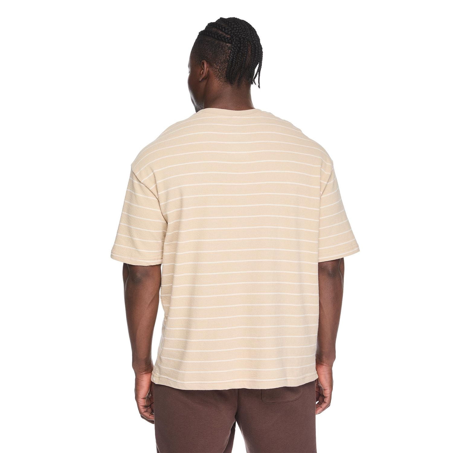 George Men's Striped Loose Fit T-Shirt