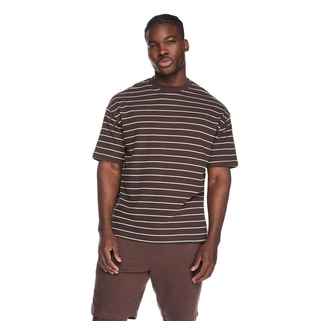 T-shirt ample à rayures George pour hommes