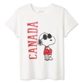 thumbnail image 3 of Peanuts Women's Plus Snoopy Joe Cool Canada T-Shirt, 3 of 3