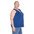 thumbnail image 2 of Lane Bryant Women's Plus Sleeveless Pleated Top, 2 of 6