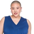 thumbnail image 4 of Lane Bryant Women's Plus Sleeveless Pleated Top, 4 of 6