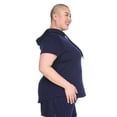 thumbnail image 2 of Lane Bryant Women's Plus Short-Sleeve Hoodie, 2 of 6