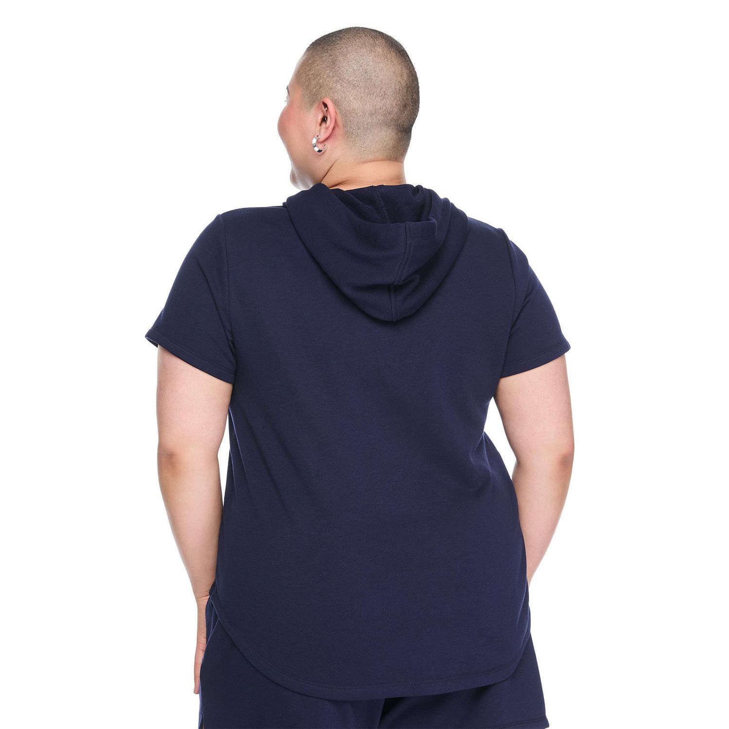Haut à capuchon manches courtes Lane Bryant Plus pour femmes