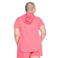 thumbnail image 3 of Haut à capuchon à manches courtes Lane Bryant Plus pour femmes, 3 of 6