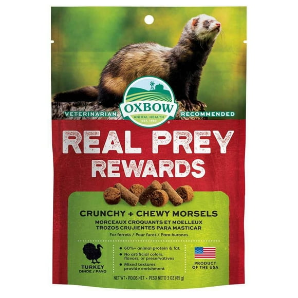Oxbow Real Prey Rewards Friandise pour furet croustillante et moelleuse