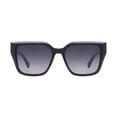 thumbnail image 2 of Time & Tru Black and Silver Polarized Square Sunglasses, 2 of 3