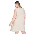 thumbnail image 3 of Lane Bryant Women's Plus Linen-Blend Dress, 3 of 6