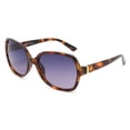 thumbnail image 1 of Lunettes de soleil Time & Tru écaille et dorées géométriques, 1 of 3