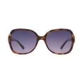 thumbnail image 2 of Lunettes de soleil Time & Tru écaille et dorées géométriques, 2 of 3