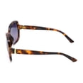 thumbnail image 3 of Lunettes de soleil Time & Tru écaille et dorées géométriques, 3 of 3