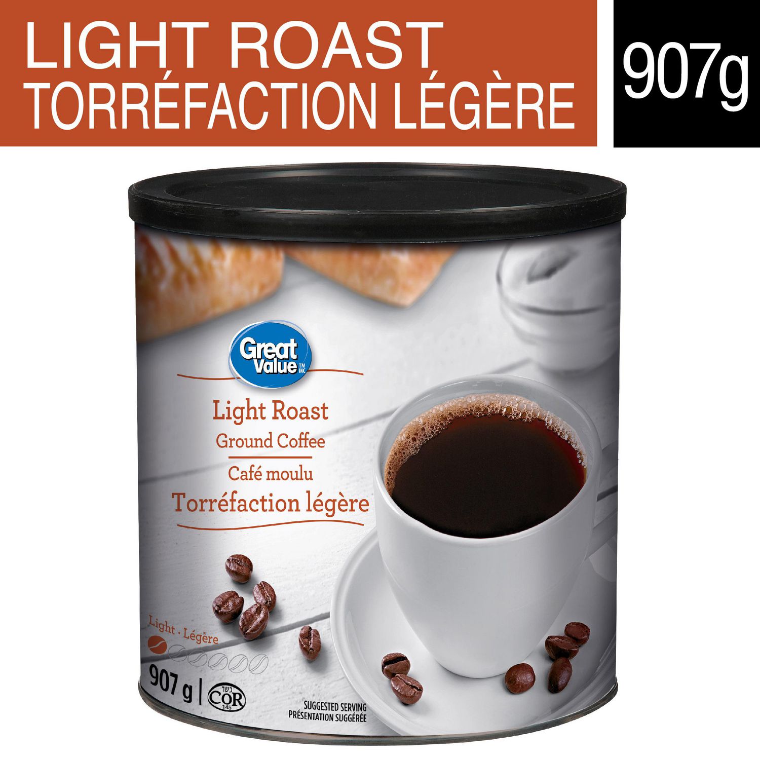 Great Value Light Roast Ground Coffee Walmart Canada