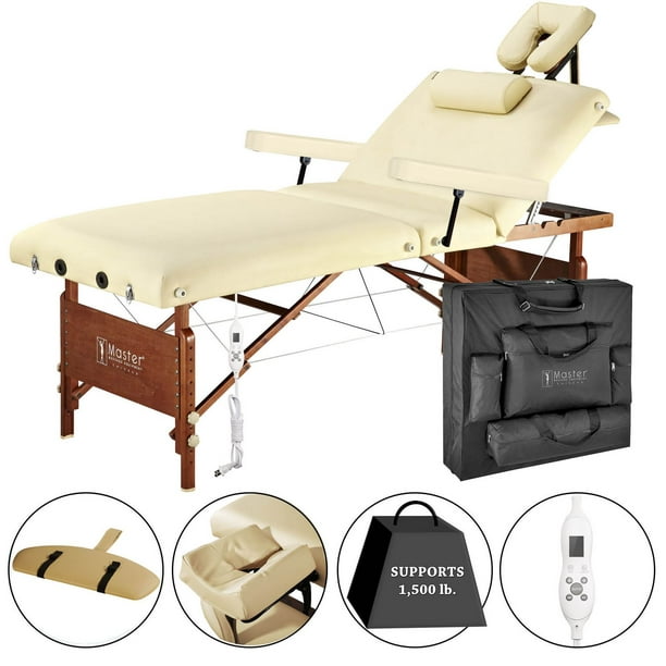 Master Home - Table de massage portative avec étui de transport