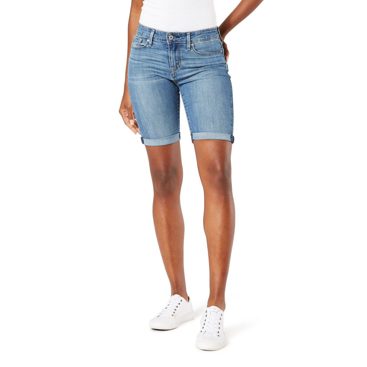 Introducir 67+ imagen women's levi classic bermuda shorts ...
