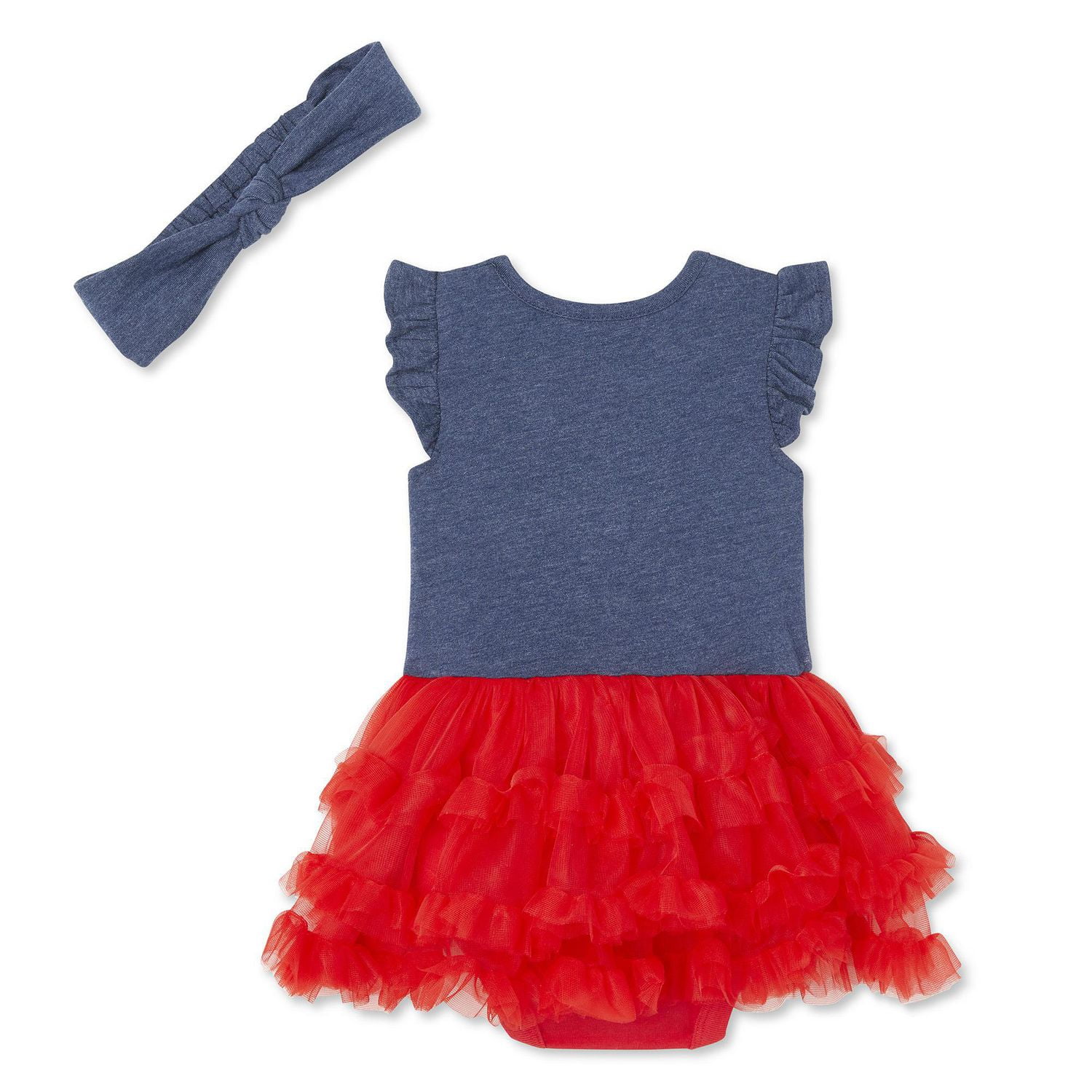 George Baby Girls' Cupcake Dress and Headband 2-Piece Set