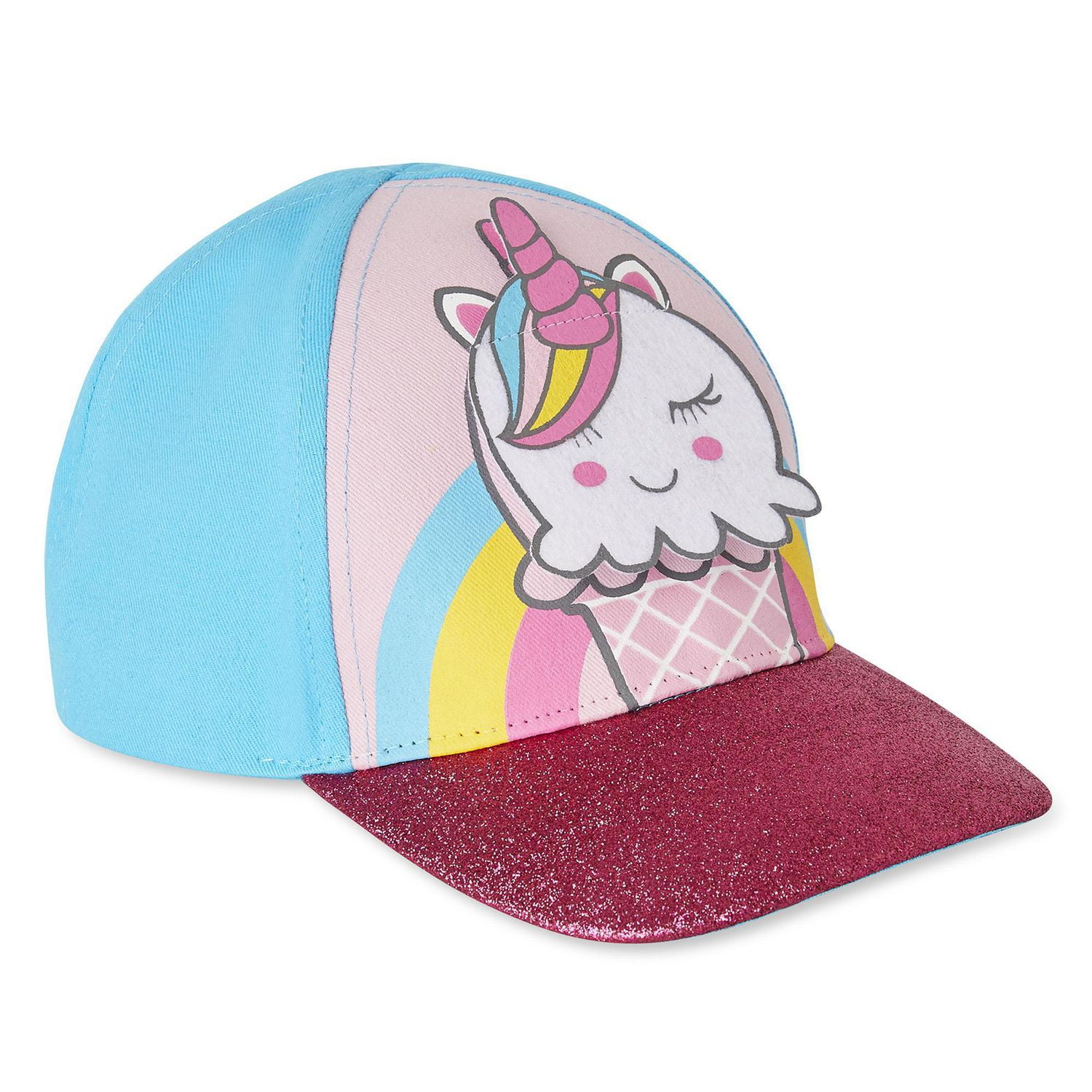 Casquette de baseball avec visière scintillante George pour bébés filles