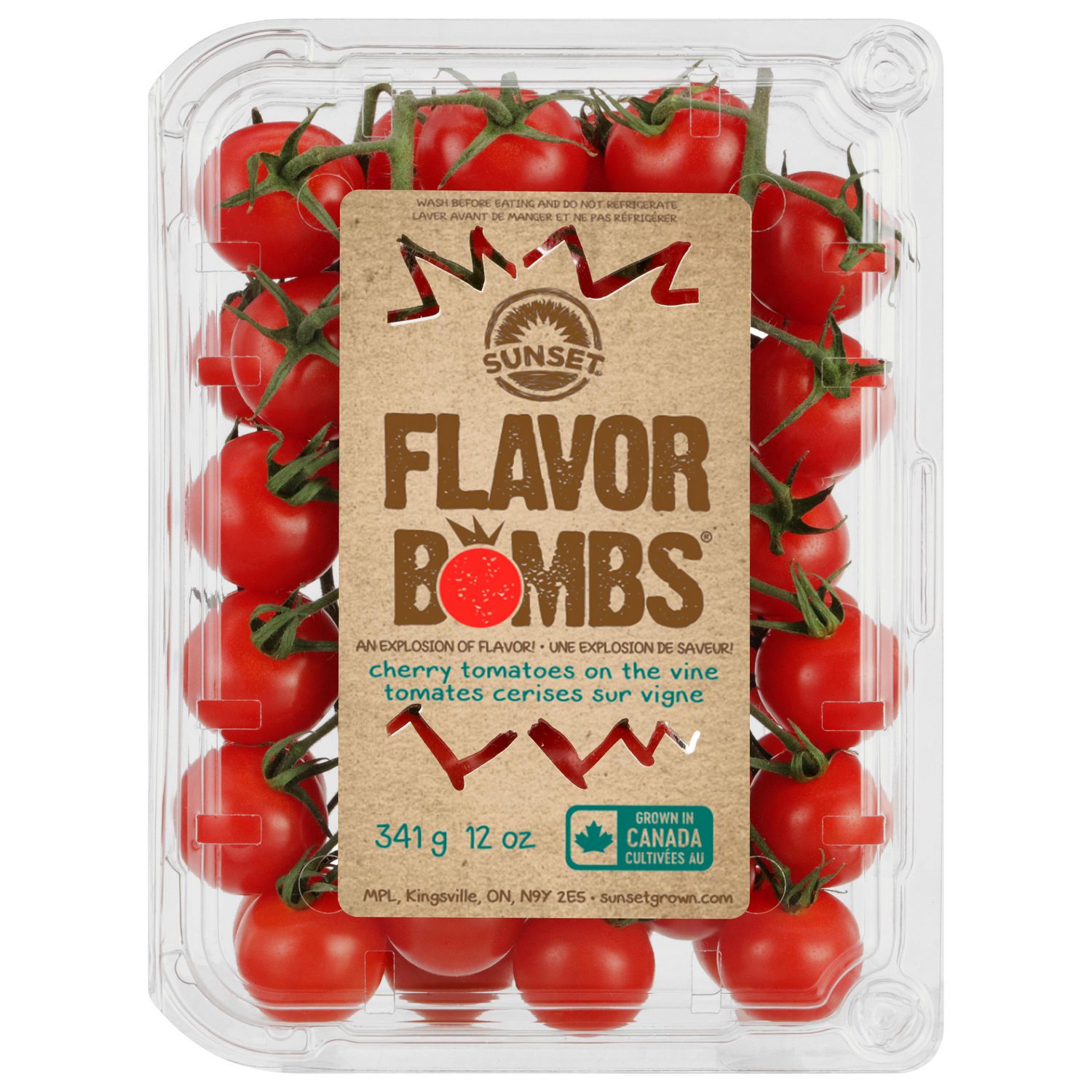 SUNSET Flavor Bombs 12oz, Sunset Flavor Bombs Tomatoes 12oz