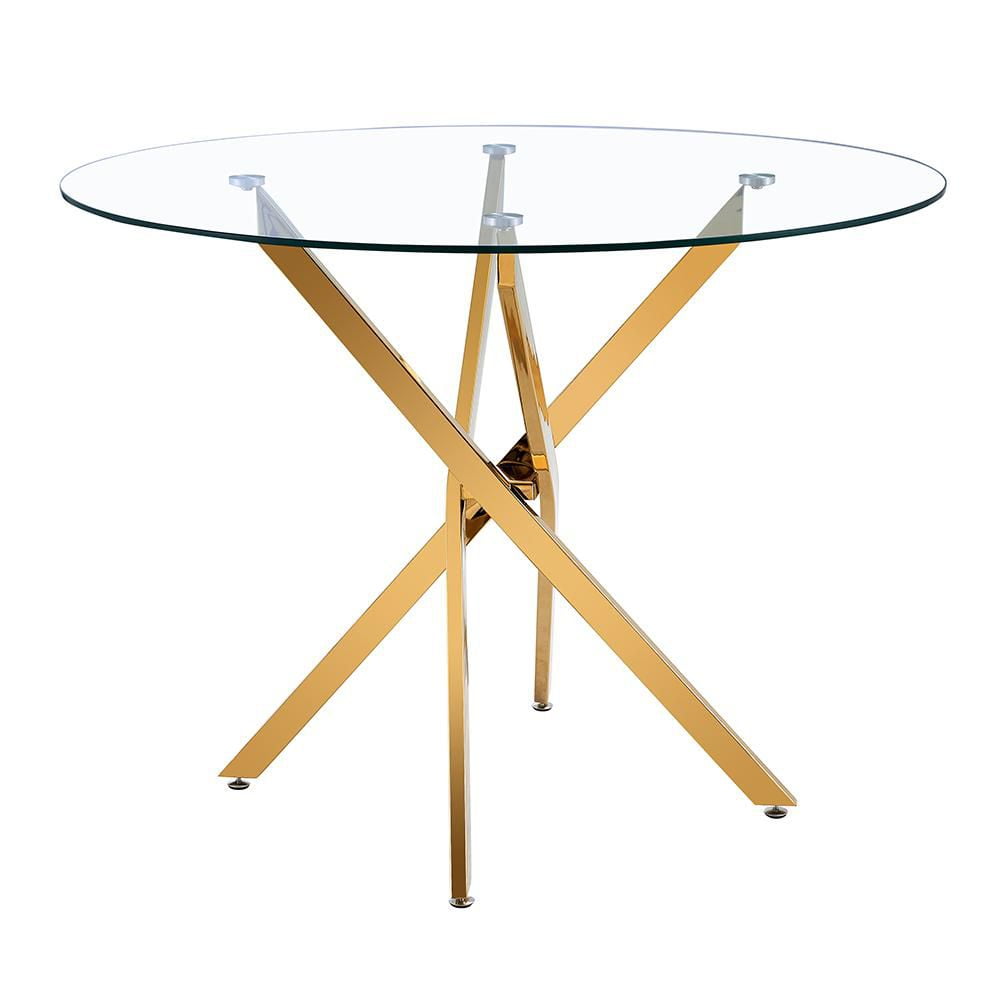 Heavenly Collection Star Dining Table, Tempered Glass Dining Table