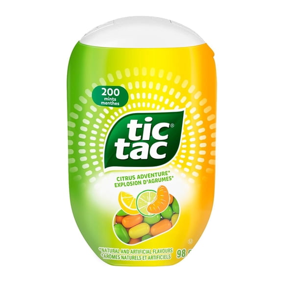 TIC TAC Mints, Citrus Adventure, Mint Candy, 200 Pills, 98 g