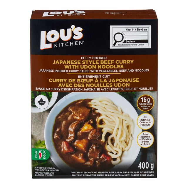 Lou’s Kitchen Japanese Style Beef Curry With Udon Noodles