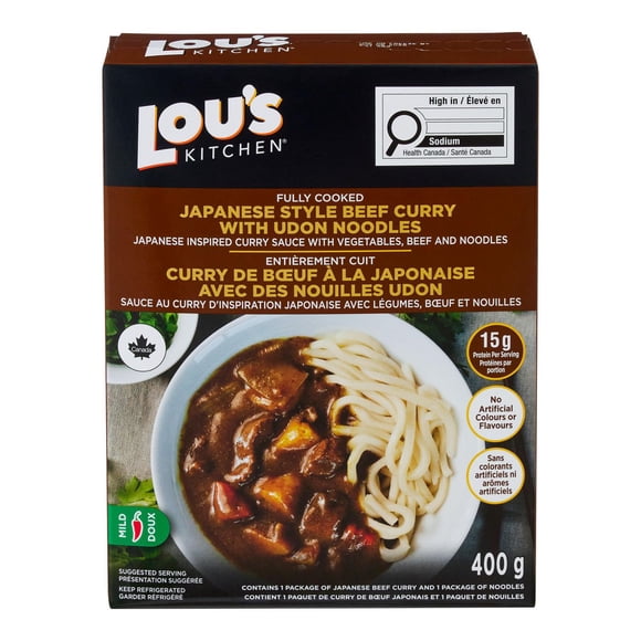 Lou’s Kitchen Japanese Style Beef Curry With Udon Noodles