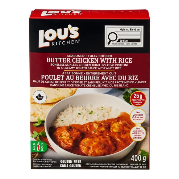 Lou’s Kitchen Butter Chicken With Rice