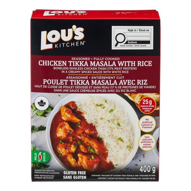 Lou’s Kitchen Chicken Tikka Masala With Rice