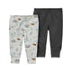 Emballage de 2 Fille pantalons Child of Mine made by Carter’s - DINO – image 1 sur 1