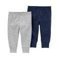 thumbnail image 1 of Child of Mine made by Carter's Boy 2Pack Pants - Navy Grey, 1 of 1